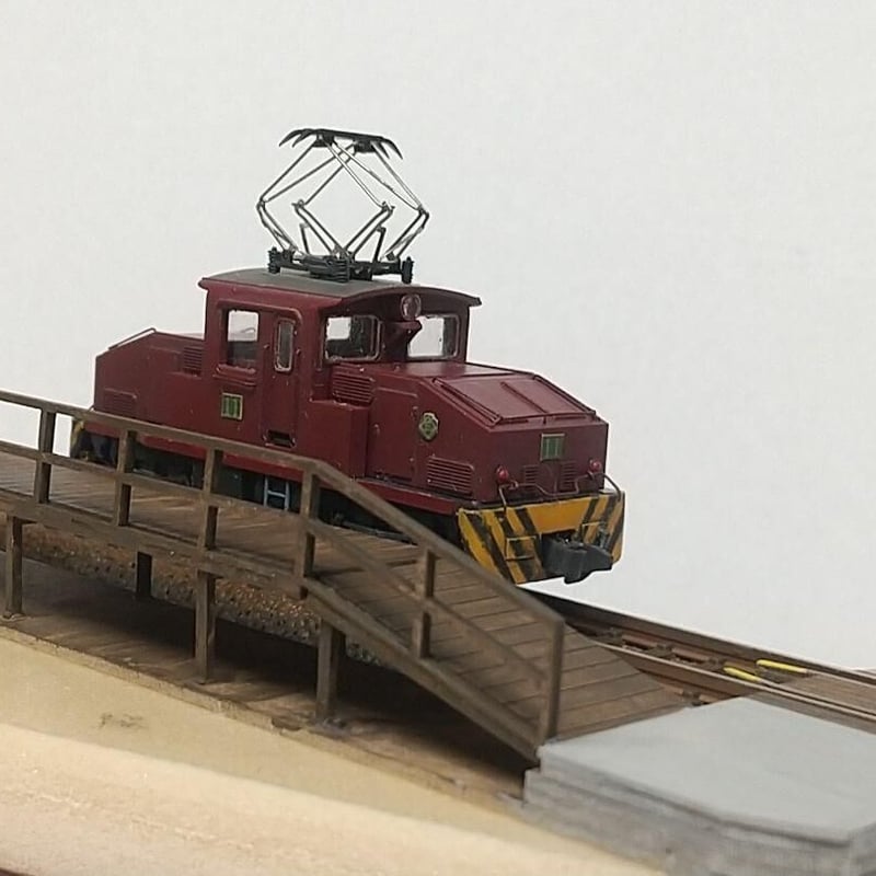 A-15 ミニジオラマ用 ホームC Nゲージ 鉄道模型 ペーパーキット 1/150