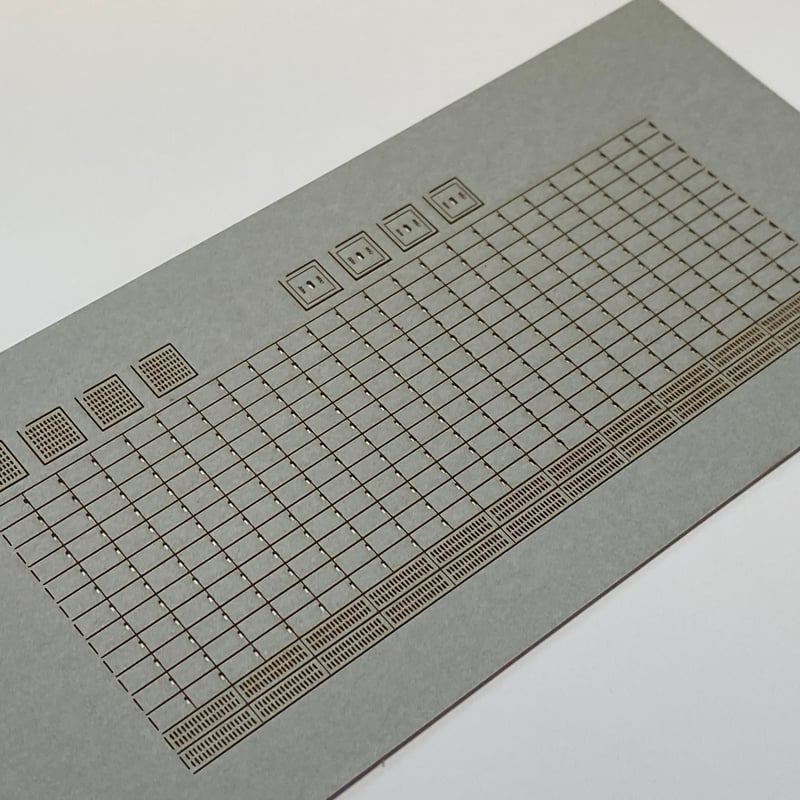C-12 側溝＋グレーチング セットB ペーパーキット Nゲージ 1/150 
