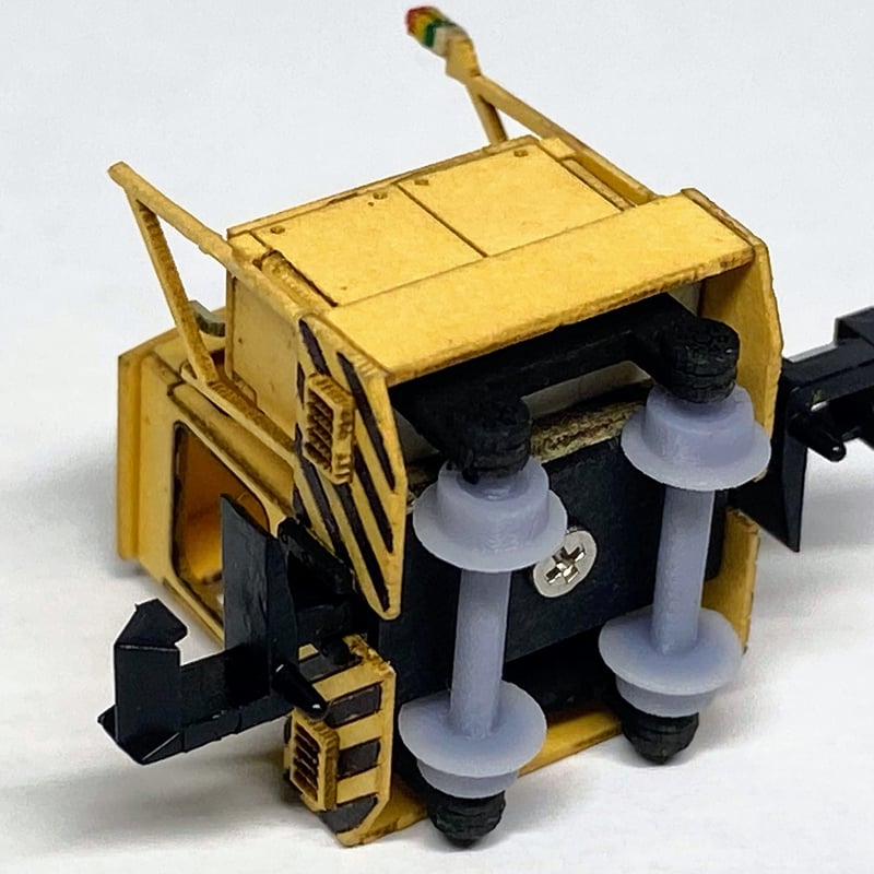 完成品】B-15 車両移動機 着色済みペーパーキット Nゲージ 1/150