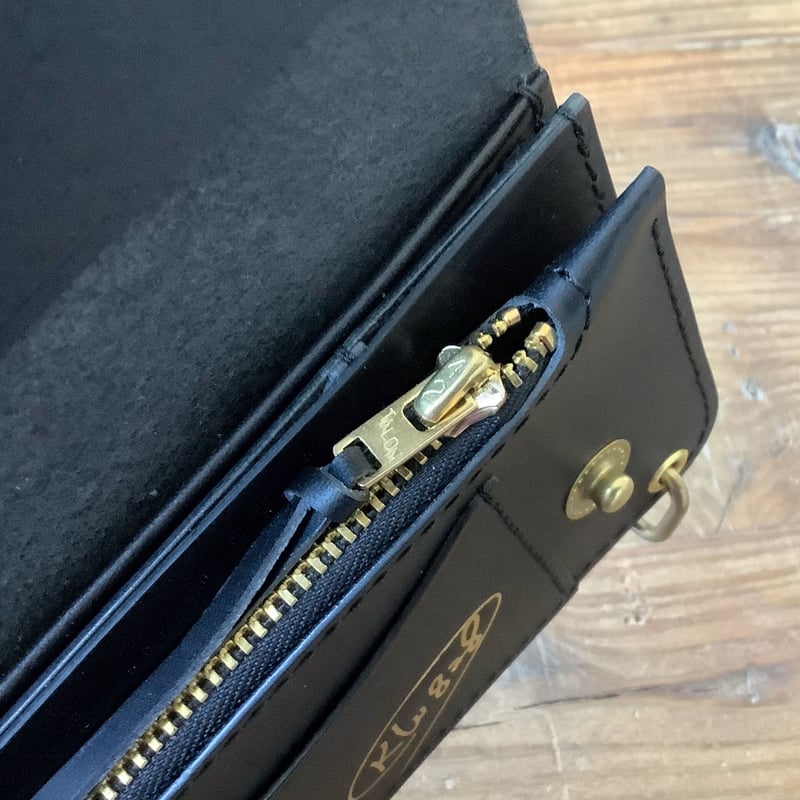 トラッカーウォレット 黒 オイルレザー | keywest828 トラッカーウォレット 黒 オイルレザー | keywest828