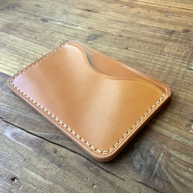 【セール】 シェルコードバン ROCADO オイルコードバン カードケース オイルコードバンライトブラウン カードケース パスケース