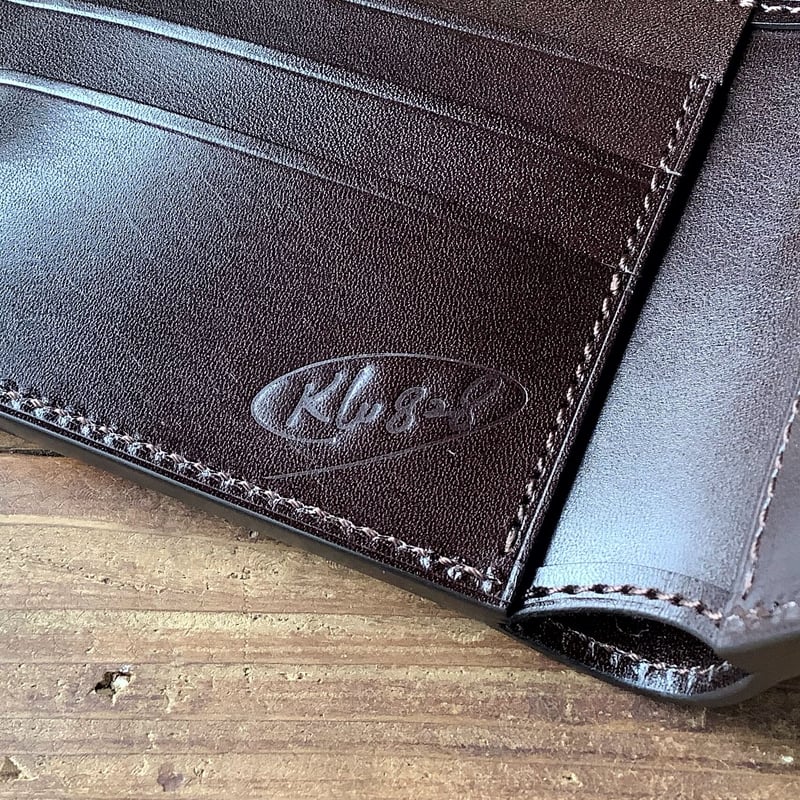 三つ折り財布 オイルコードバン 新品未使用 日本製 黒 三つ折り財布 日本製 新喜皮革 オイルコードバン 三つ折りウオレット