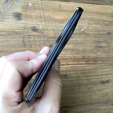 ブラウンコードバン&オイルコードバン黒 パスケース カード入れ