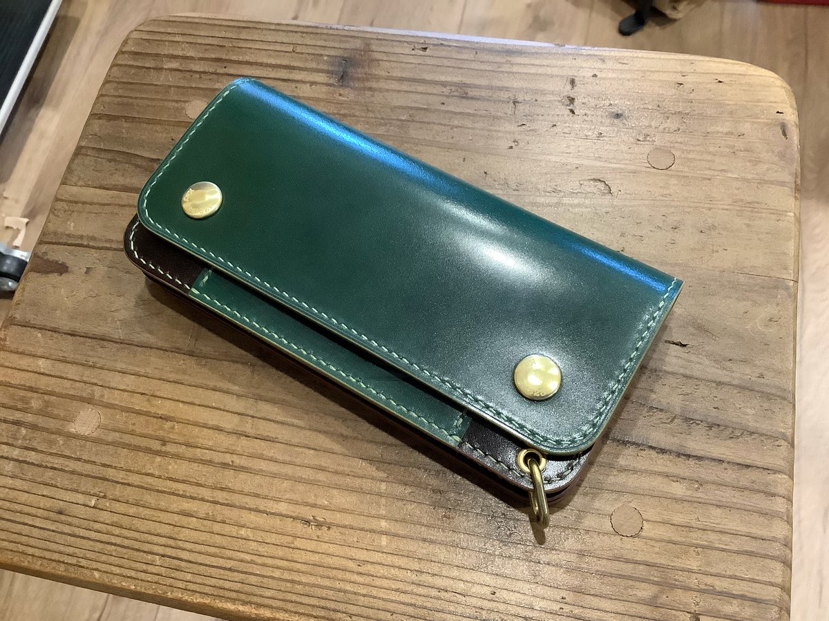 オイルコードバングリーン×ルガトショルダー ダークブラウン オイルコードバングリーン×ルガトショルダー ダークブラウン