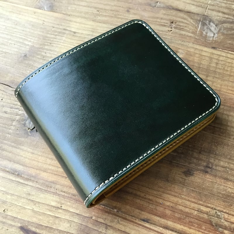 L字ファスナーウォレット　ルガトショルダー　グリーン ルガトショルダーグリーン トラッカーウォレット | keywest828