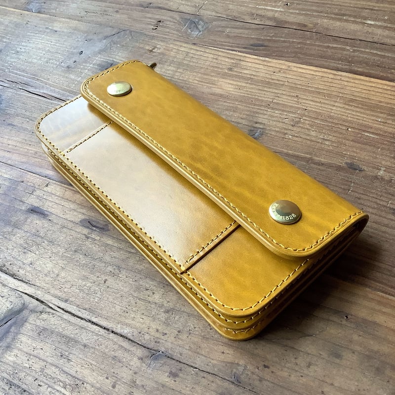 ルガトショルダーイエロー トラッカーウォレット | keywest828 