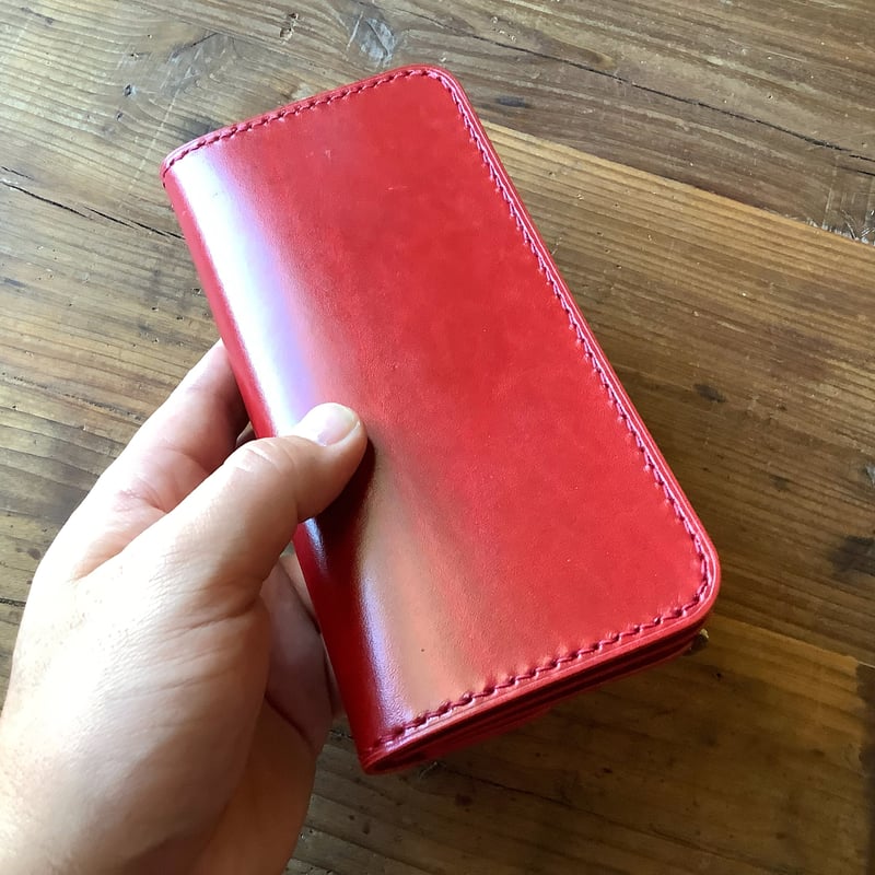 カービング トラッカーウォレット ショート　ツーリングレザー黒×ルガト赤 トラッカーズウォレット TYPE II 黒 バイカーズウォレット