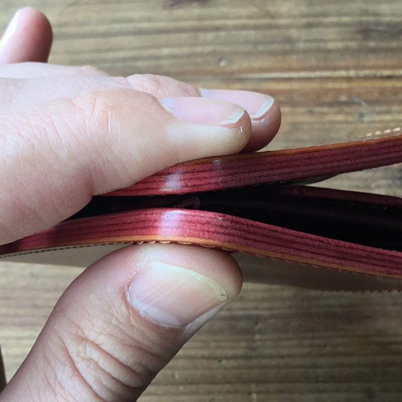 アシュフォード　キャバリア2(コードバン)二つ折り財布 ワイン アシュフォード キャバリア2(コードバン)二つ折り財布 ワイン