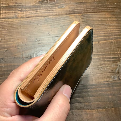 ロカドコードバンターコイズ×ワイルドサドル 二つ折り財布 小銭入れあり