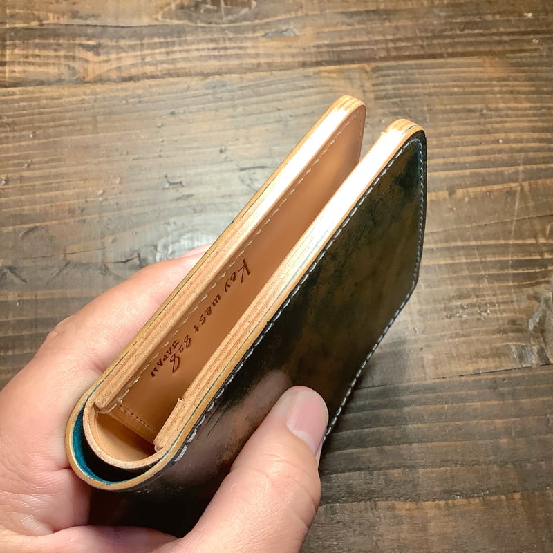 ロカドコードバンターコイズ×ワイルドサドル 二つ折り財布 小銭入れ