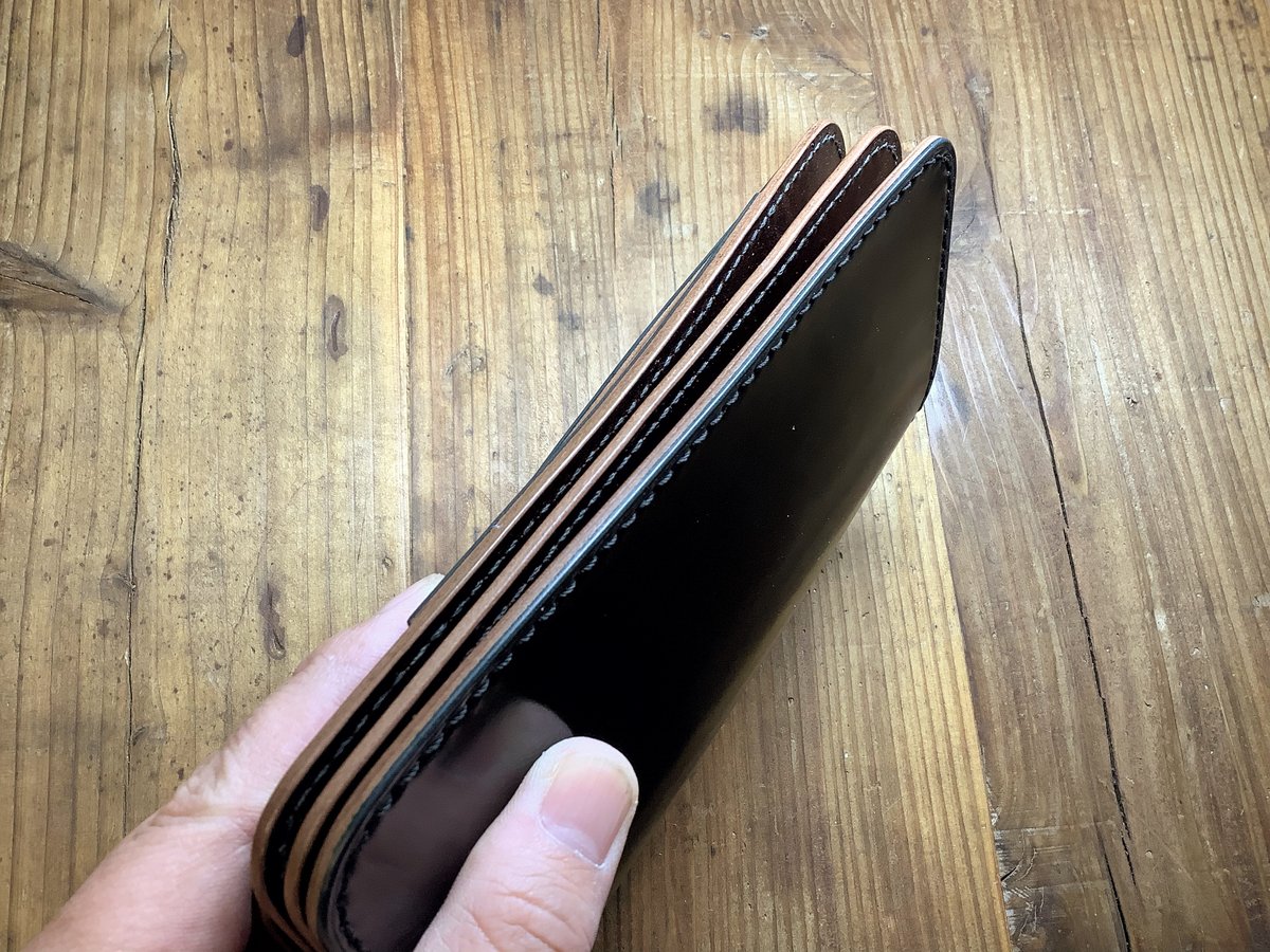 トラッカーウォレット コードバン 楽天市場】ロングトラッカーズウォレット コードバン 黒【長財布