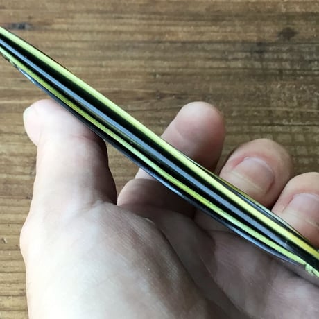 オイルコードバン黒&オリーブ  カード入れ パスケース カードウォレット