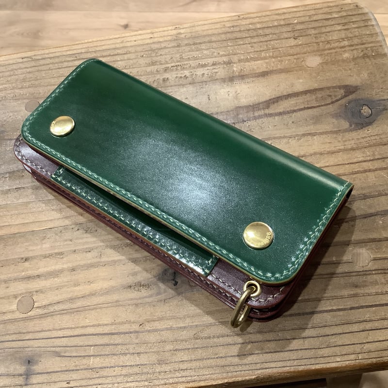 オイルコードバングリーン×ルガトショルダーワイン トラッカー