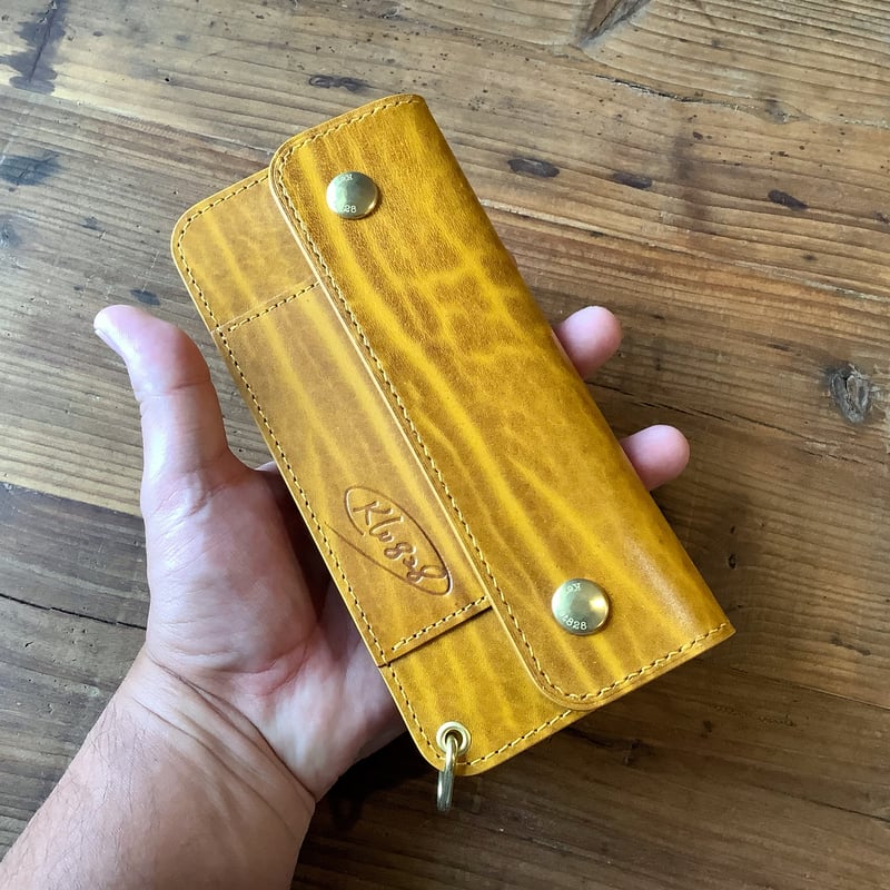 ルガトショルダーイエロー トラッカーウォレット | keywest828