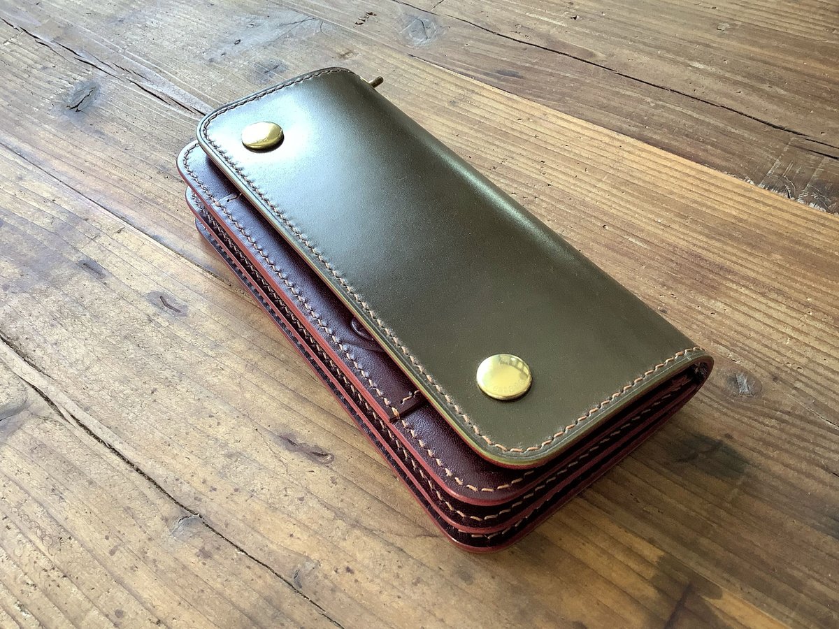 トラッカーウォレット　コードバン　handmade CA008 トラッカーウォレット コードバン handmade CA008