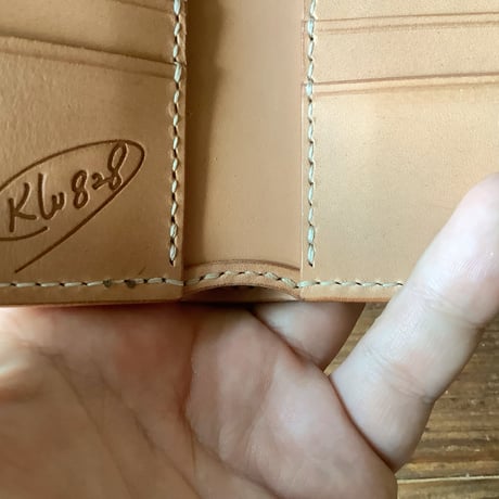 ワイルドサドルレザー　二つ折り財布　小銭入れなし