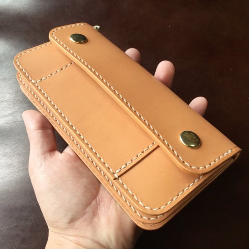 ラッキージョン オイルレザーウォレット OWTH1-CAMEL 商品一覧｜セミオーダーバック等を販売 ラッキージョンズストア