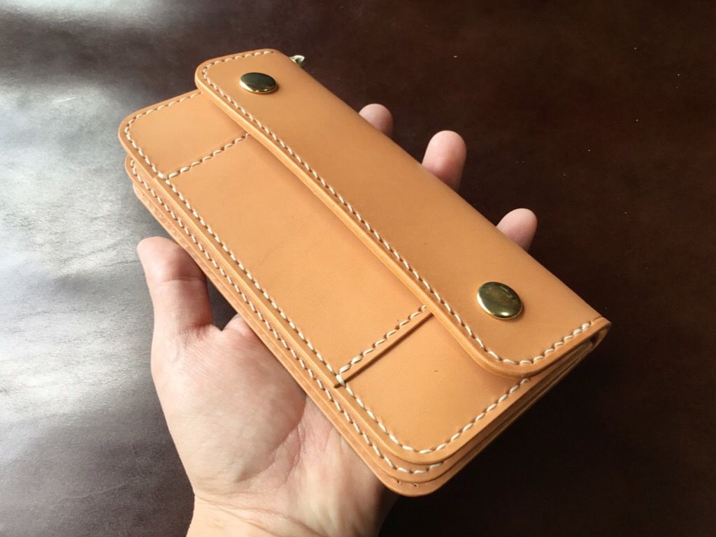 革工房keywest828 トラッカーウォレット 茶芯」トラッカーウォレット | keywest828