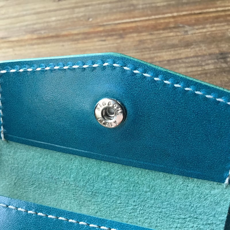 セール【送料無料】ルガトスリムウォレット【琉球ブルー】【cross mesh