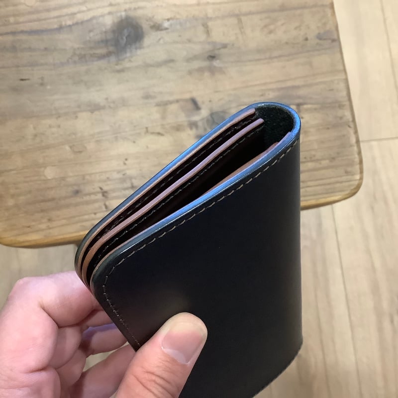 黒革×ルガトショルダー ダークブラウン 長財布 小銭入れあり | keywest828 