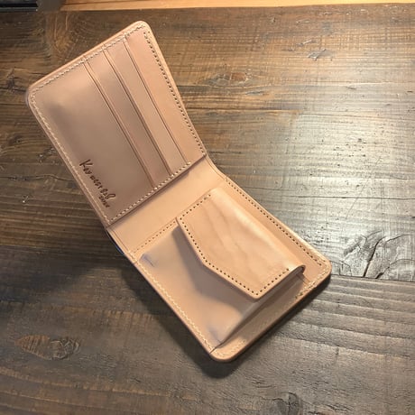 ロカドコードバンターコイズ×ワイルドサドル 二つ折り財布 小銭入れあり