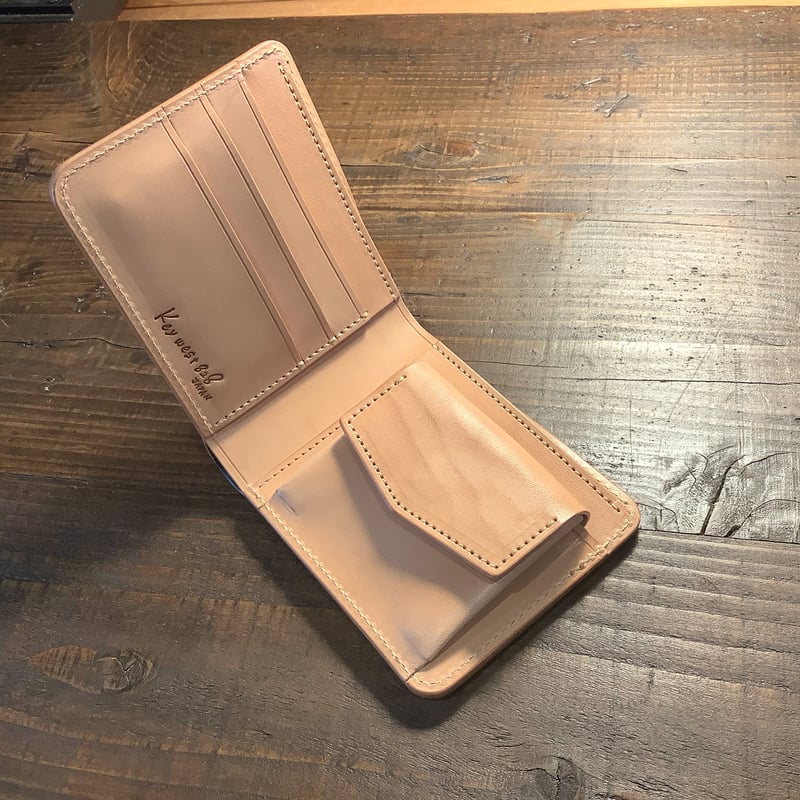 ロカドコードバンターコイズ×ワイルドサドル 二つ折り財布 小銭入れ