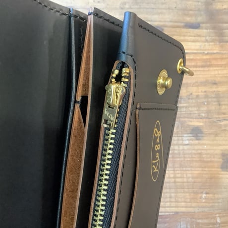 「茶芯」トラッカーウォレット  TL1 courageously  金具真鍮
