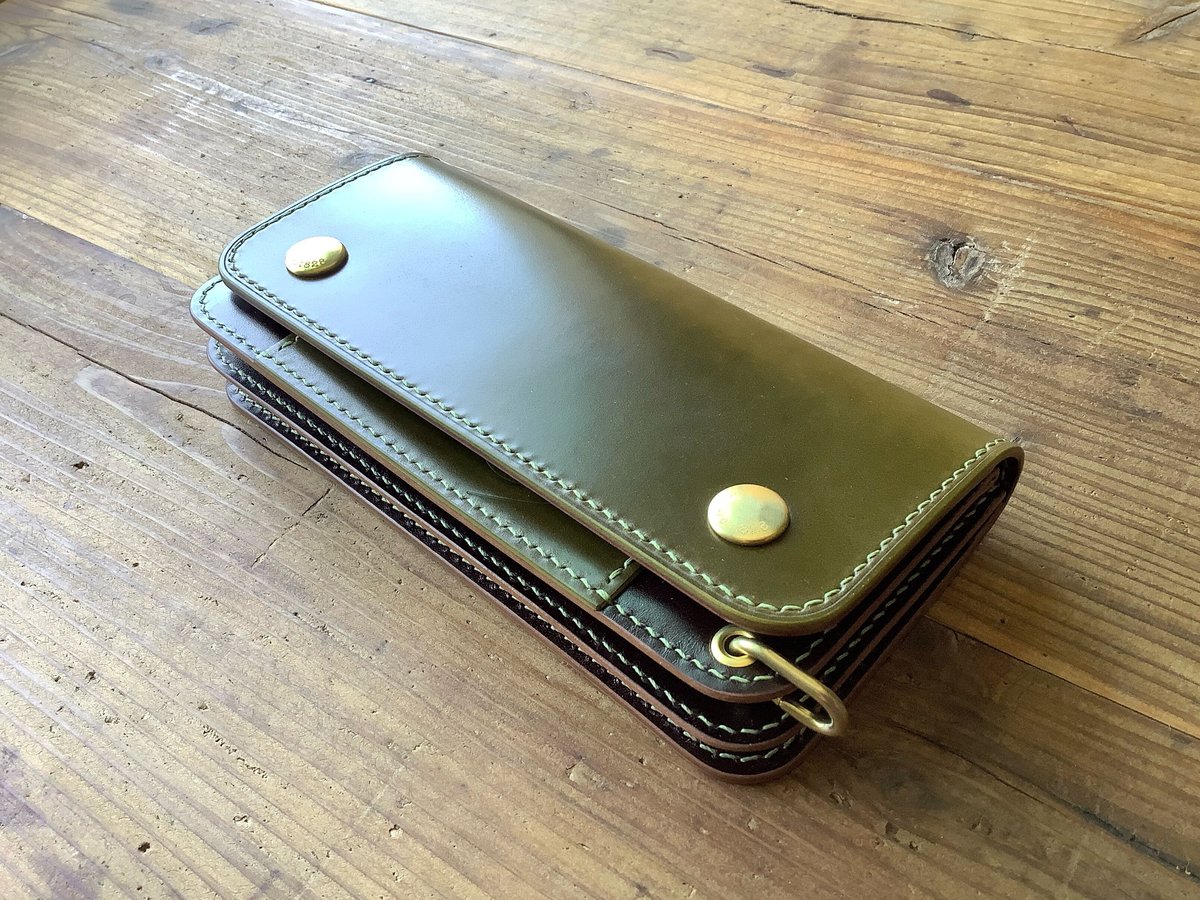 トラッカーウォレット新喜皮革handmade CA008 限定品1点のみ