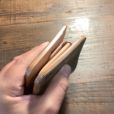ロカドコードバンターコイズ×ワイルドサドル 二つ折り財布 小銭入れあり