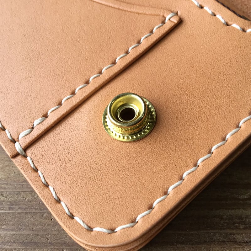 [ハンドメイド] トラッカーウォレット アメリカンオイルレザー茶180×95 アメリカンオイルレザー トラッカーウォレット | keywest828