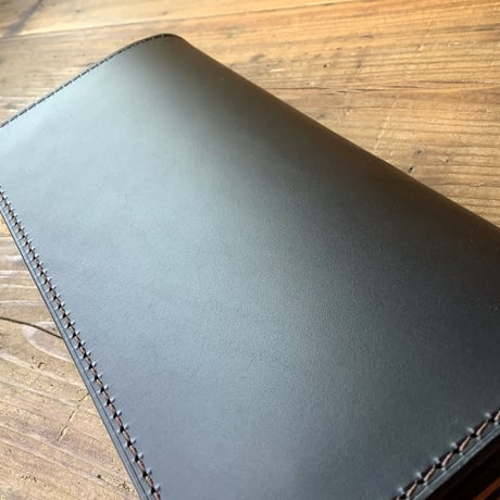 黒革×ルガトショルダーブラウン  長財布 小銭入れあり