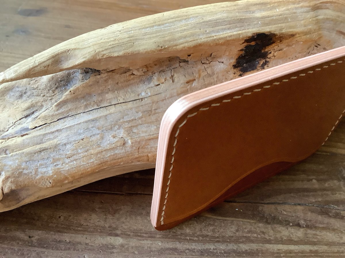 オイルコードバンライトブラウン カードケース パスケース | keywest828