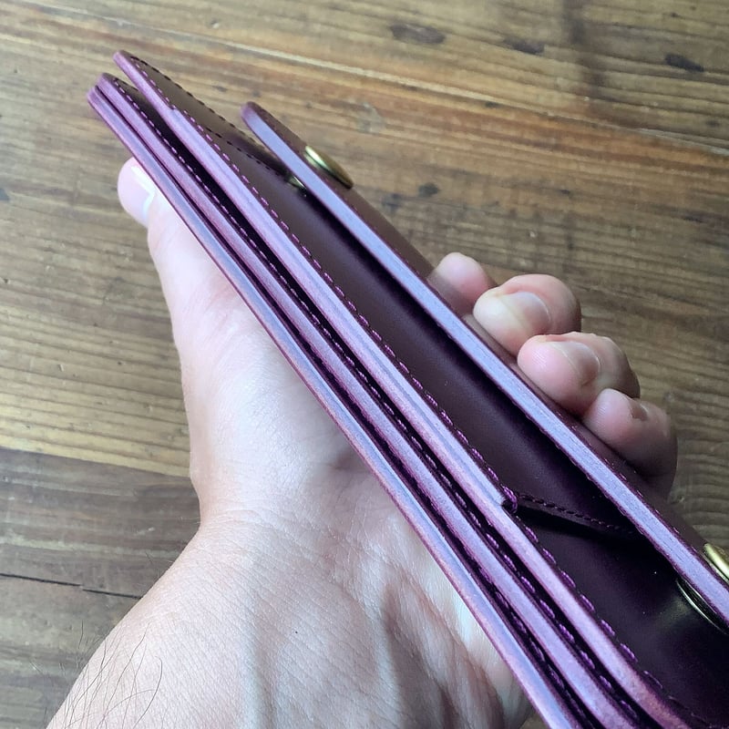 ルガトショルダーパープル 紫 トラッカーウォレット | keywest828