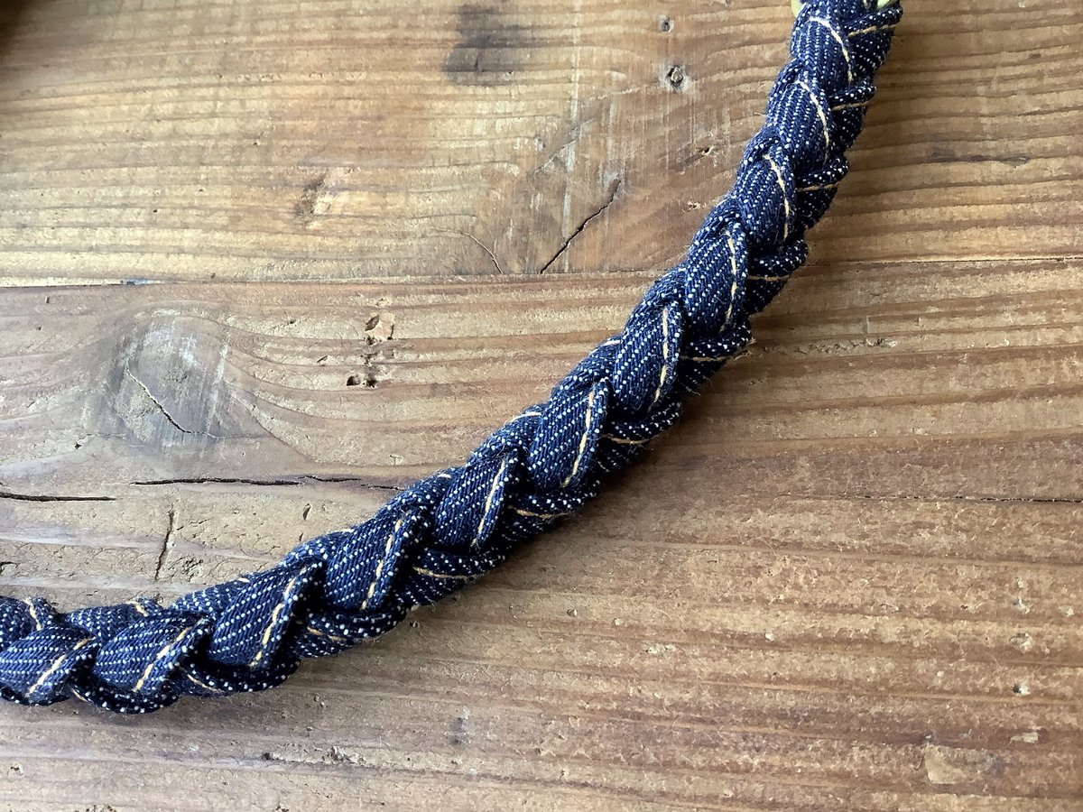 デッドストックデニムのウォレットチェーン 真鍮 | keywest828