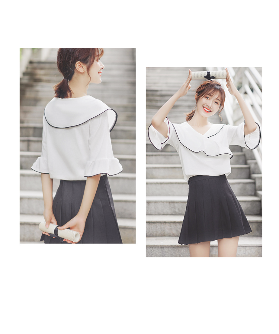 美品 M'S GRACY フリルカシュクールブラウス 白サイズ38*ED1184 カシュクールフリルブラウス（シャツ/ブラウス）｜Stylevoice