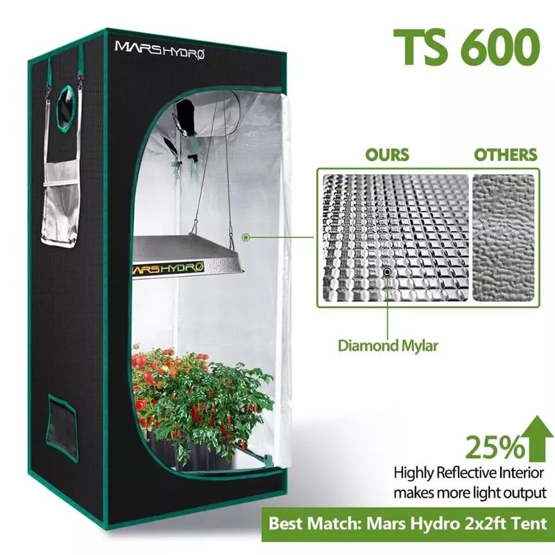 Mars Hydro Ts600 Grow set | sabaupda's STORE