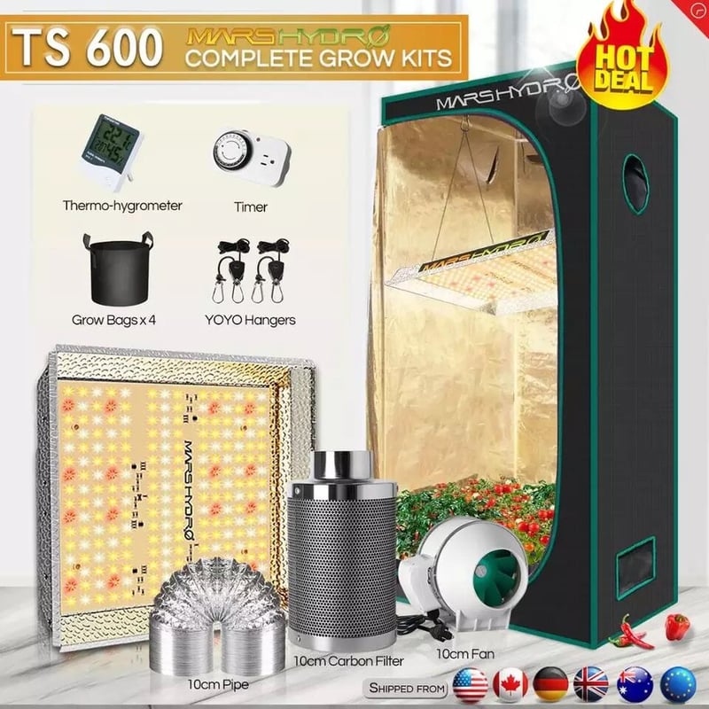 Mars Hydro Ts600 Grow set | sabaupda's STORE