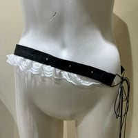 leather belt black