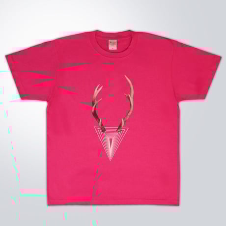 マジめなシカTシャツ（ホットピンク）