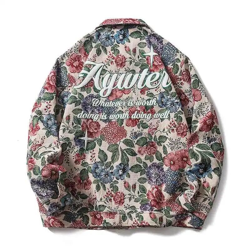 ERNEST W. BAKER 花柄デニムジャケット M ERNEST W. BAKER 22SS DENIM JACKET FLORAL
