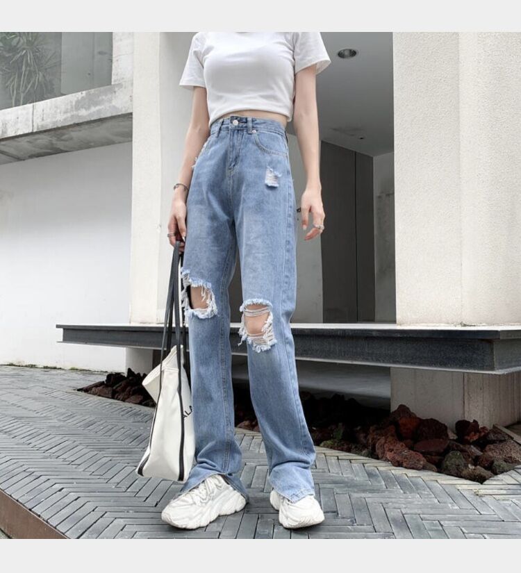 ヴィンテージ風ダメージデニム | What Market 