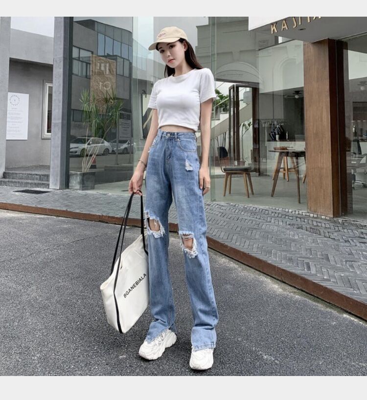 ヴィンテージ風ダメージデニム | What Market 