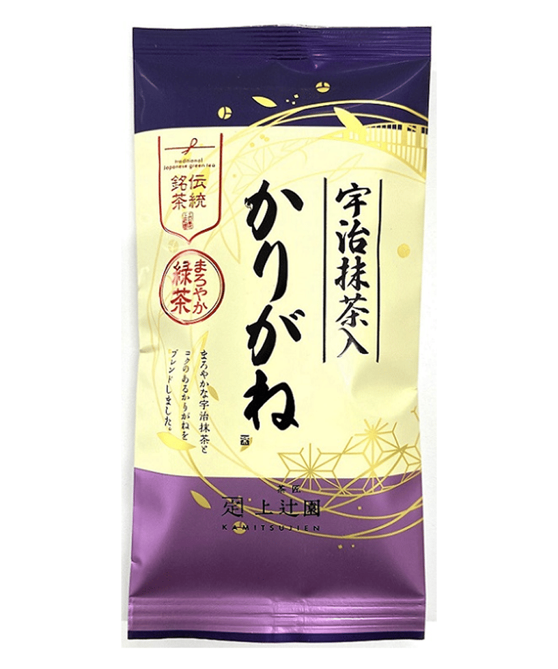 宇治抹茶入かりがね 100g | お茶の上辻園