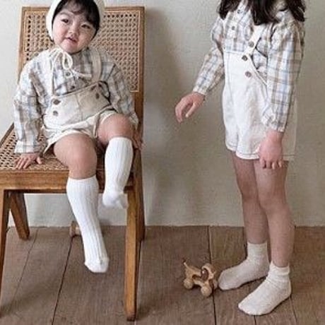 <即納/残りわずか>デニムサロペットショートパンツ