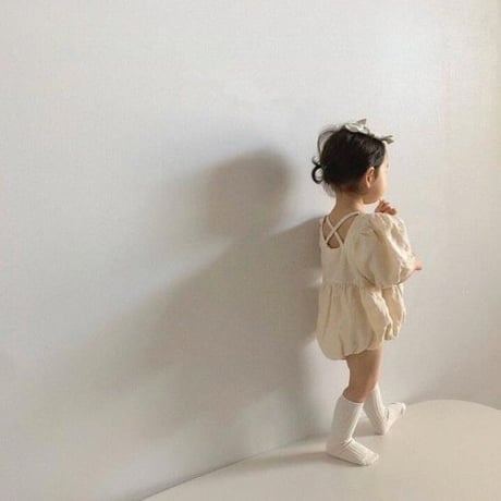 <一部即納/予約商品>リネンロンパース