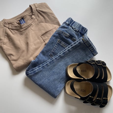 <即納/100㎝/110㎝のみ>skinny denim pants