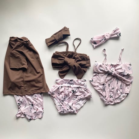 <即納/残りわずか>flower swim suit