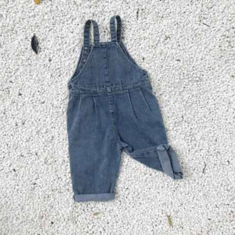 <一部即納/人気商品>ユニセックスデニムサロペット