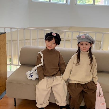<予約商品/一部即納あり>  KIDS カジュアル無地パンツ