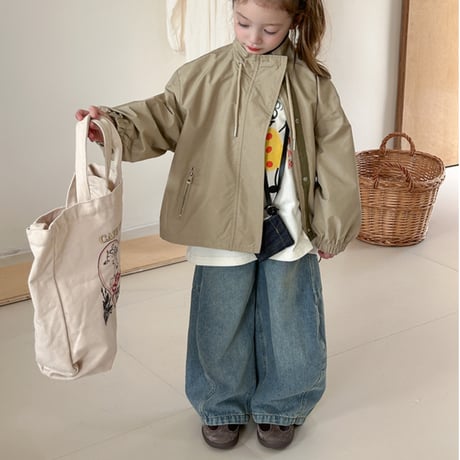 <予約商品>KIDS デニムカーブパンツ